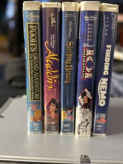 5 Disney Home Videos VHS 