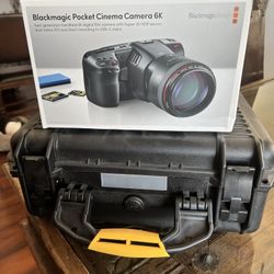 Video Camera ( BlackMagic 6k)