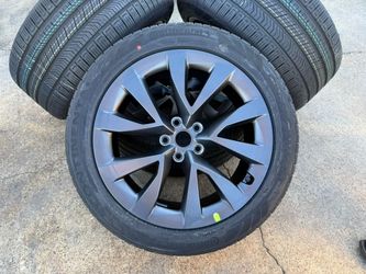 FREE DELIVERY NEW 2025 Tesla Model X Wheels Plaid Cyberstream 20” Continental RX TIRES SENSORS