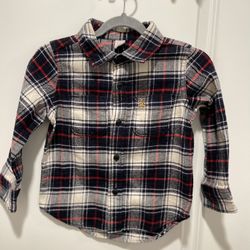 3T Toddler Plaid Shirt