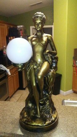 An antique lamp very unique