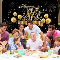 NEW -80th Bday Party Deco's 