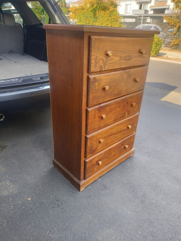 Solid Wood Chest Of Drawers