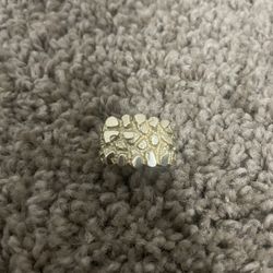 Gold Nugget Ring 