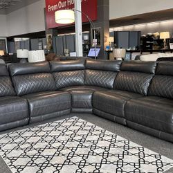 OM• $38 Initial • Brand New Samperstone Reclining Sectional 