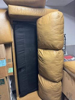 Used tan Leather sofa