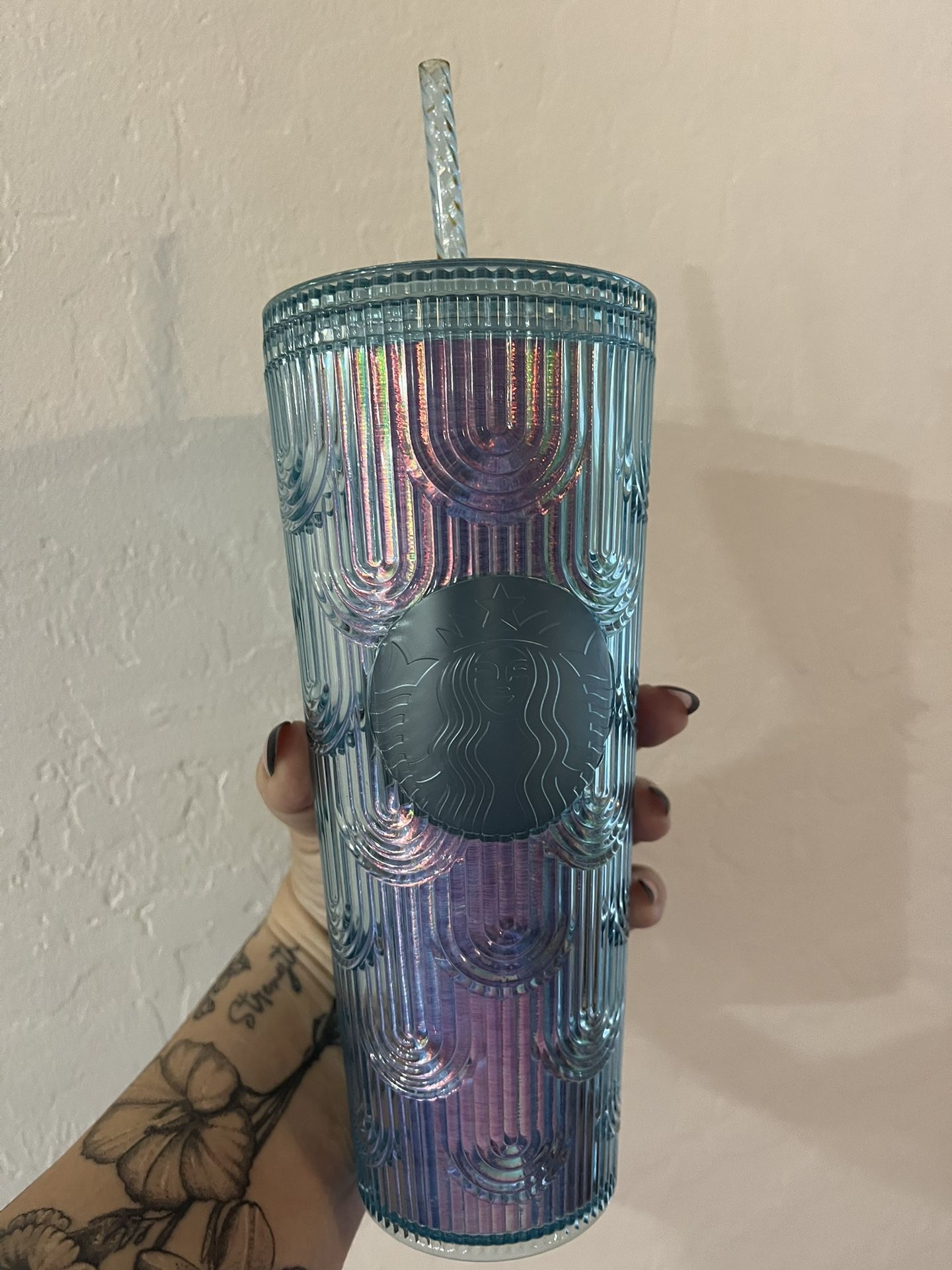 Rainbow Holograph Starbucks Cup