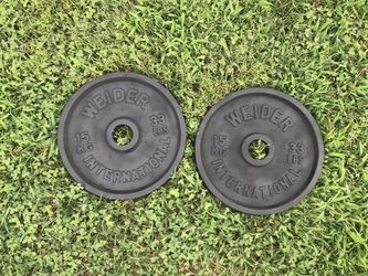 2-33lbs Olympic style weights