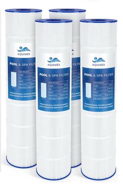 New CX1280XRE Pool Filter Cartridge Compatible with Hayward SwimClear C5000 C5020 C5025 C5030 Hayward C1280E CX1280XRE Pleatco PA131-PAK4 Unicel C-749