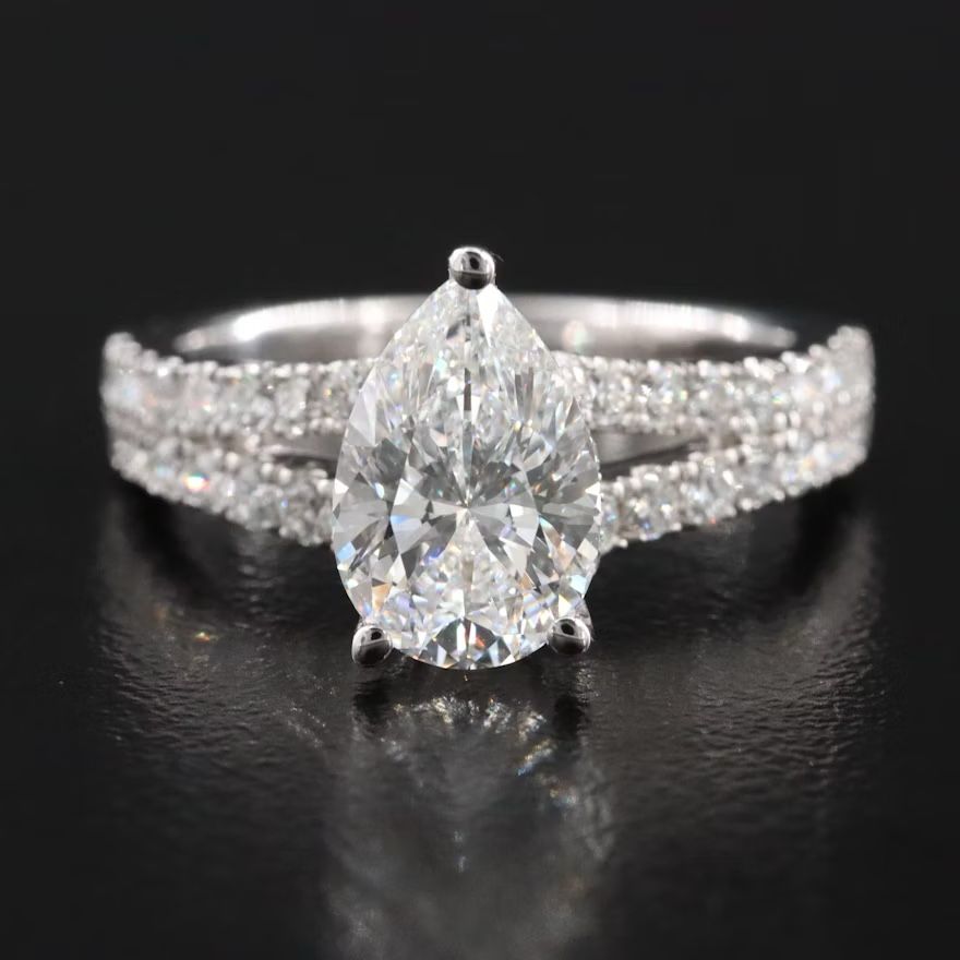 Vera Wang "Love" 14K 2.91 CTW Lab Grown Diamond Ring