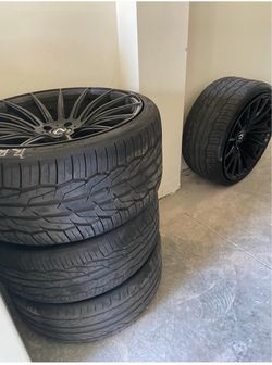 Set of four 20 inch Asanti rims