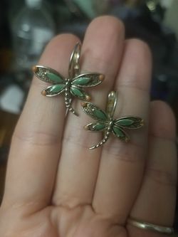 Dragonfly earrings