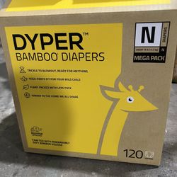 Dyper diaper newborn 120ct