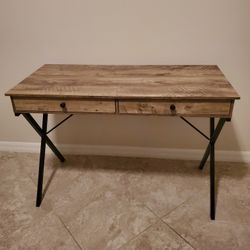 43.2 Inch 2 Drawer Foyer/ Sofa/ Console/ Writing Table 