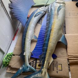 Wall Mount Marlin Fish