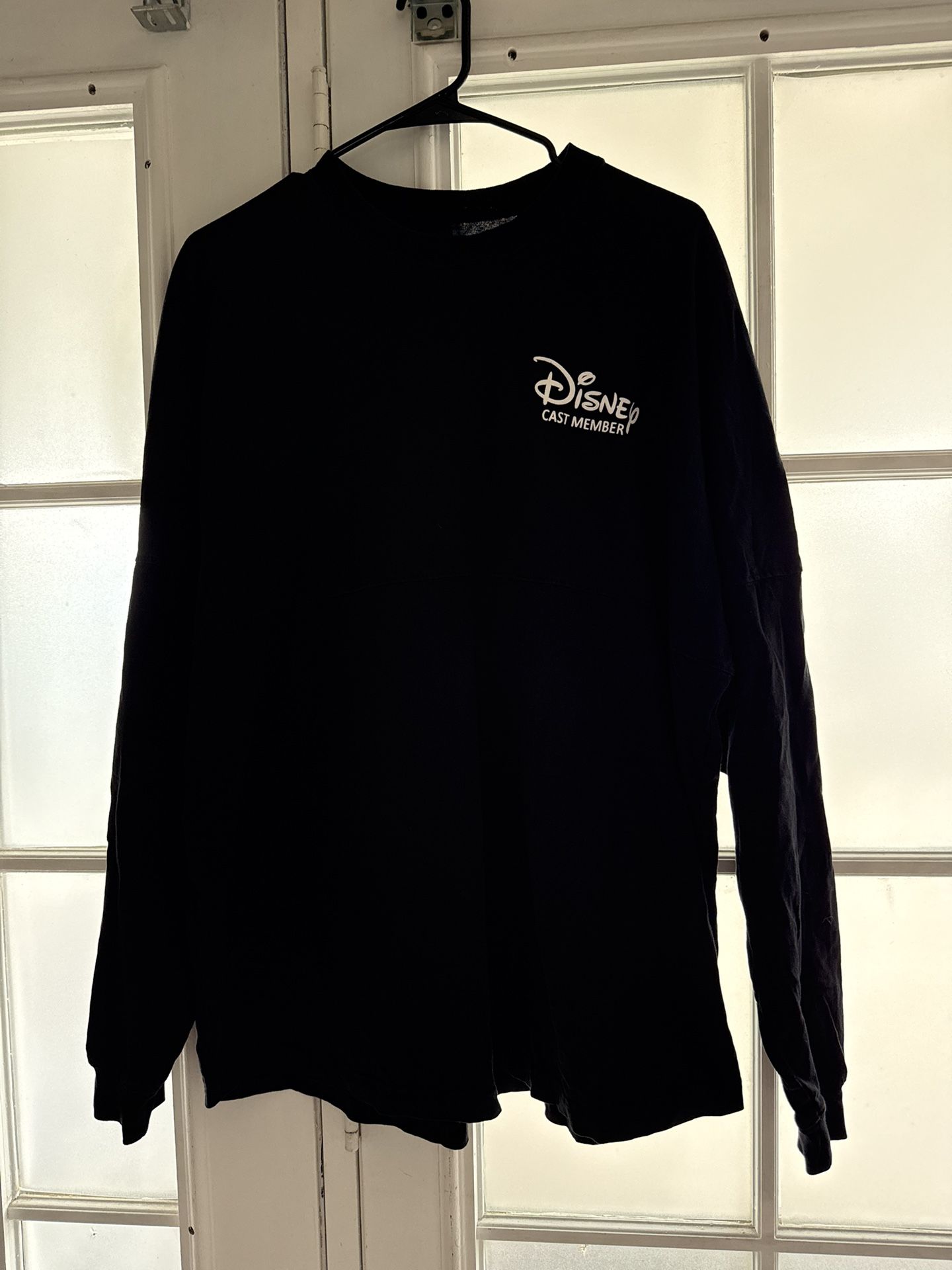 Disney Parks Spirit Jersey Cast Member Black Long Sleeve Shirt