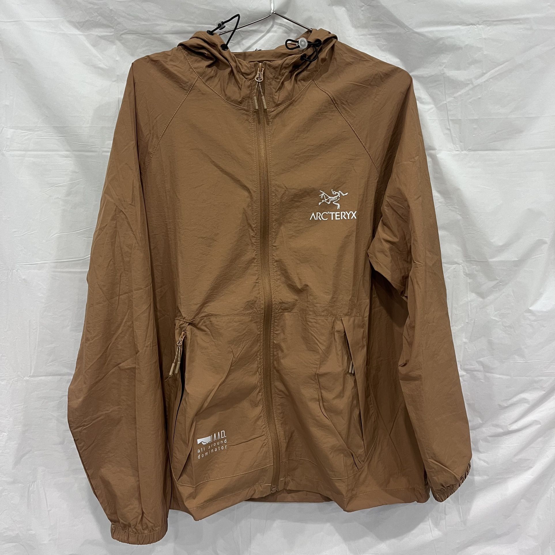Arc’teryx Men’s Hooded Jacket Brown Size S Windbreaker