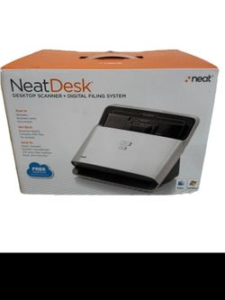 New  NeatDesk Desktop scanner +Digital  filling system compatible -Mac -windows