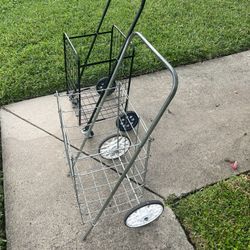 Utility Foldable Carts 2 Of them 