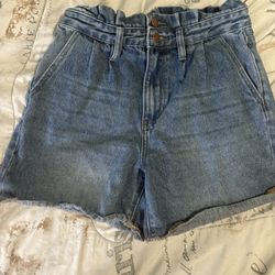 Urban Daizy Paperbag Waist Denim Shorts