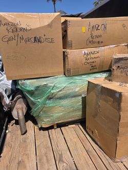 New Amazon returns just in off the truck. Special larg 40 med 30.