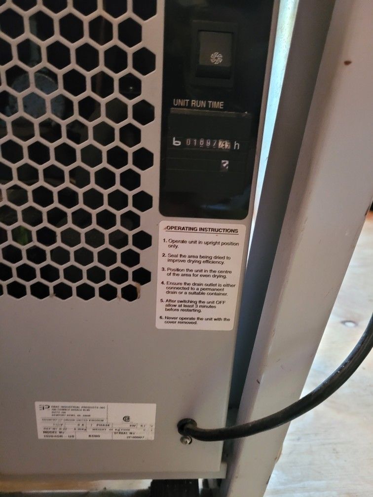 Ebac Industrial Dehumidifier