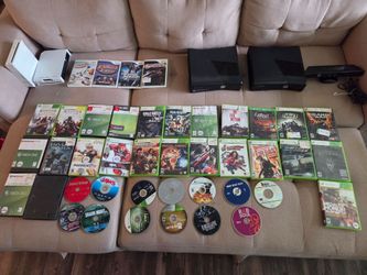 Xbox 360 consoles and games + Wii consoles and games