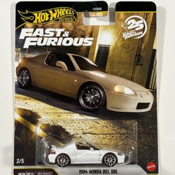Hot wheels Honda Del Sol Fast And Furious 