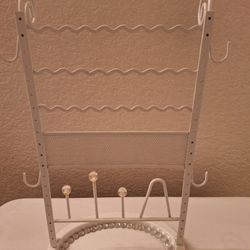 White Jewelry Stand