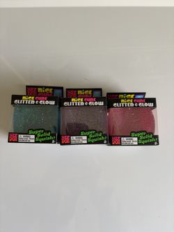 Needoh Glitter Nice Cube Pick Your Color!
