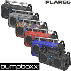 Bumpboxx Flare6 Most Colors Available Bluetooth Rechargeable Battery Boombox Speaker 