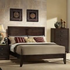 California is King Size Bed Frame Espresso Color
