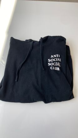 Anti Social social club black hoodie