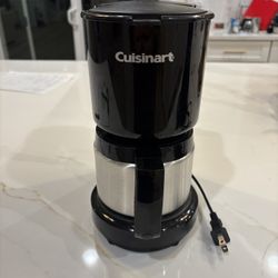 Cuisinart 4-Cup w/Stainless-Steel Carafe Coffeemaker, Black