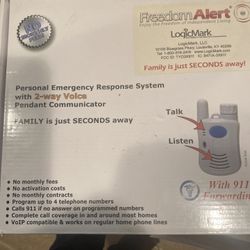 Personal Emergency Response System With 2-way Voice Pendant Communicator