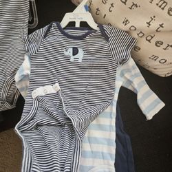 3 Sets.   2 Are 6 Mo. And One 9mo.  2 3pc Set And One 2 Pc Set All 3 For 12 