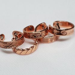 Magnetic By Design Open Shank Rings