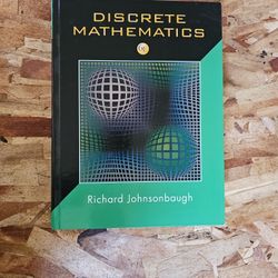 Discrete Mathematics By Richard Johnsonbaugh