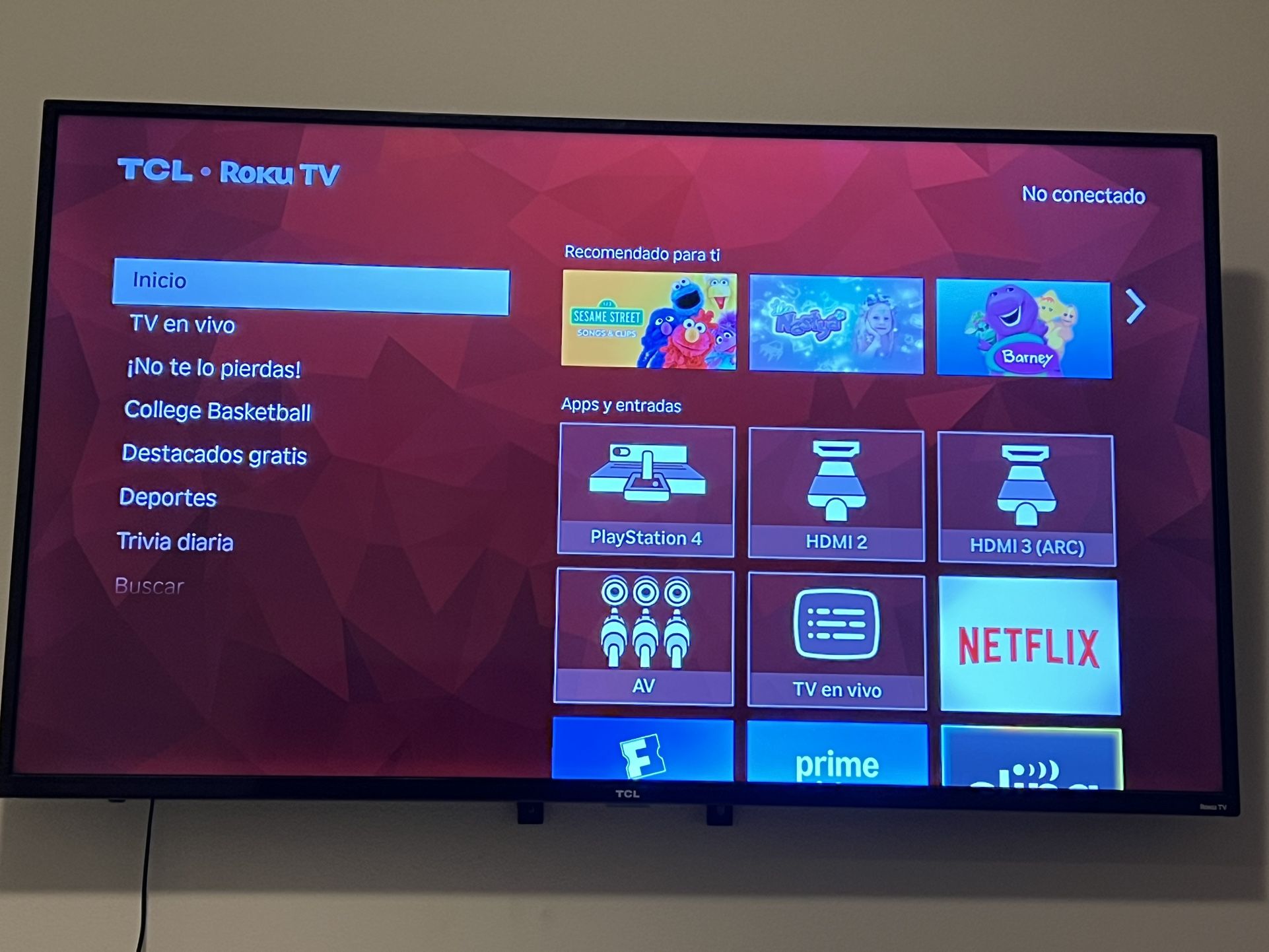 TCL Tv 55 Inches