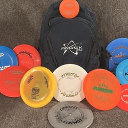 Disc Golf Backpack And 16 Brand New Discs!
