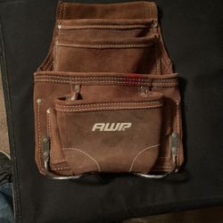 AWP 10 Pocket Suede Tool Bag