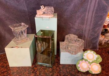 PartyLite Collection of Crystal and Decorative Home Pieces