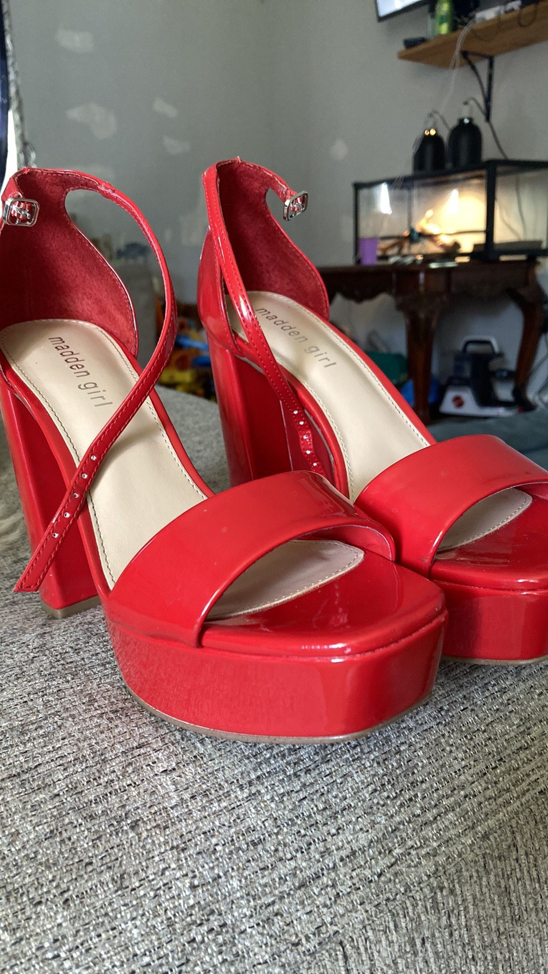 Madden Girl Omega Red High Heels