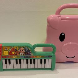 Piggy Educational Learning Computer Kids Laptop Cocomelon Musical Keyboard Toy