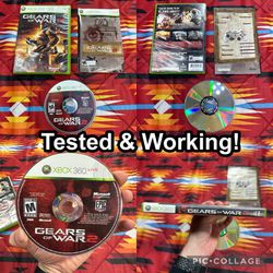 Gears of War 2 (Microsoft Xbox 360, 2008) Complete CIB Tested & Working!