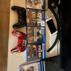 Ps4 Console And Controls In Great Condition