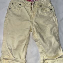 Vintage Little Girls Capri Levi Jeans