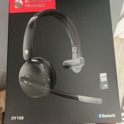Wireless Headset with Mic for Work