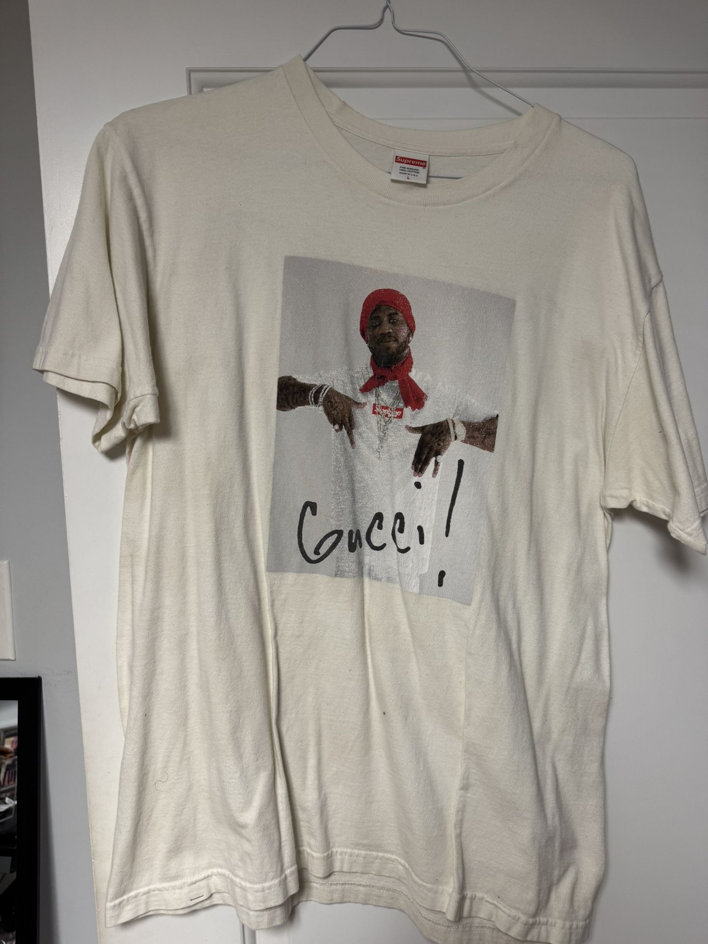 Gucci Mane Supreme Tee Size Large Throw Offers
