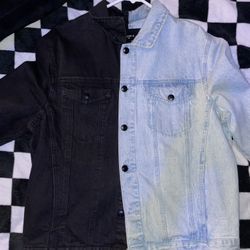 Black An Denim Jacket 